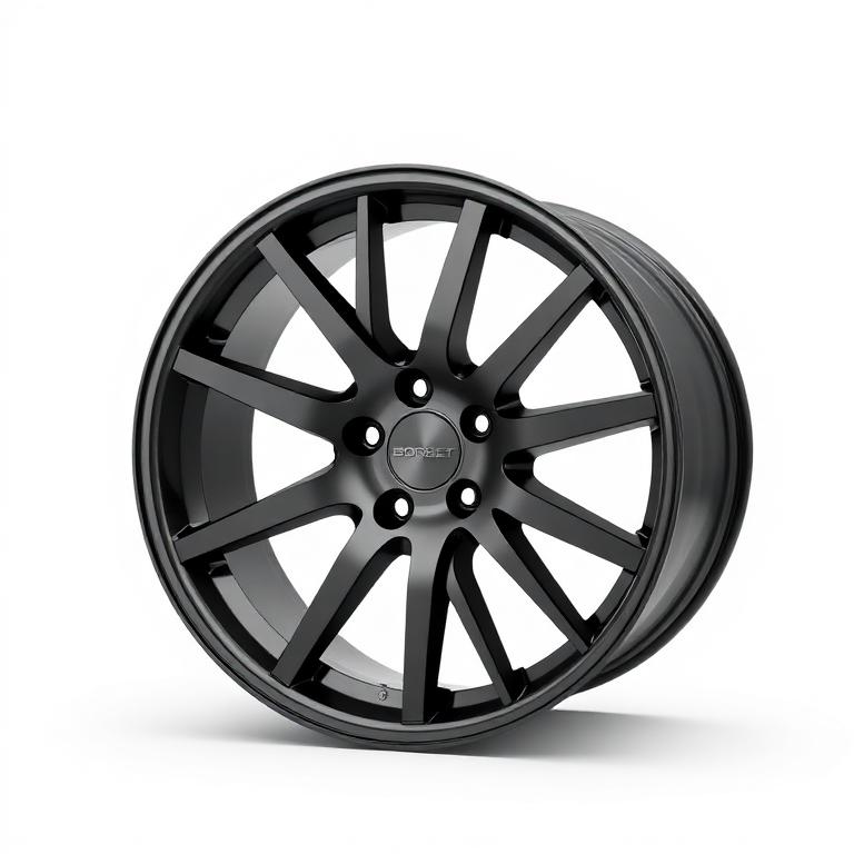Borbet CW8 velg in Mat Zwart / Gepolijst