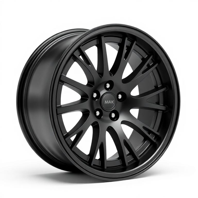 MAK Overland velg in Zwart Glans / Gepolijste rand
