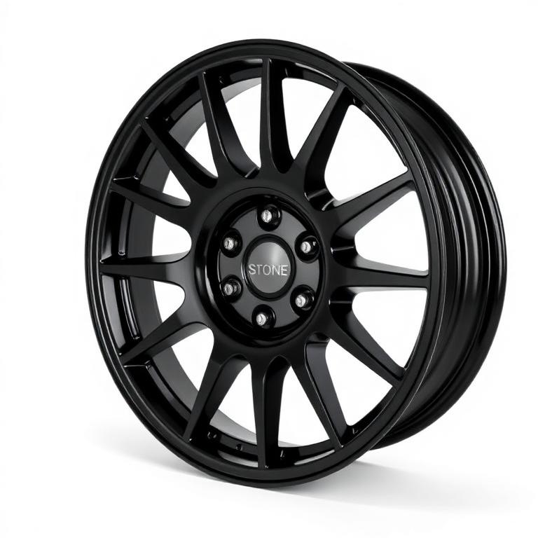 MAK Stone 5 velg in Zwart Glans / Gepolijst